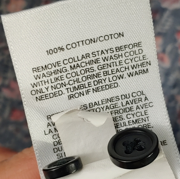 EXPRESS MENS FLORAL BUTTON SHIRT - Picture 6 of 10